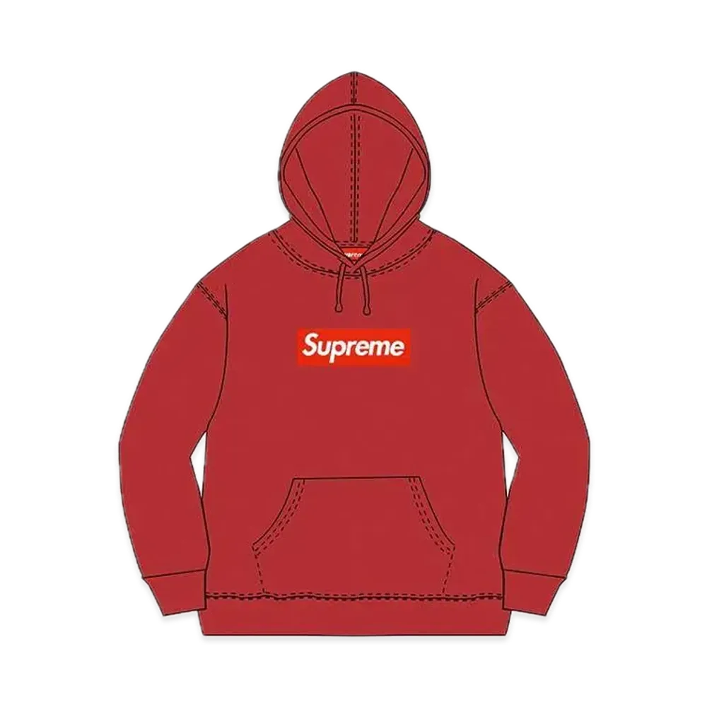 Supreme Box Logo Hooded Sweatshirt "Red" (09FW)
