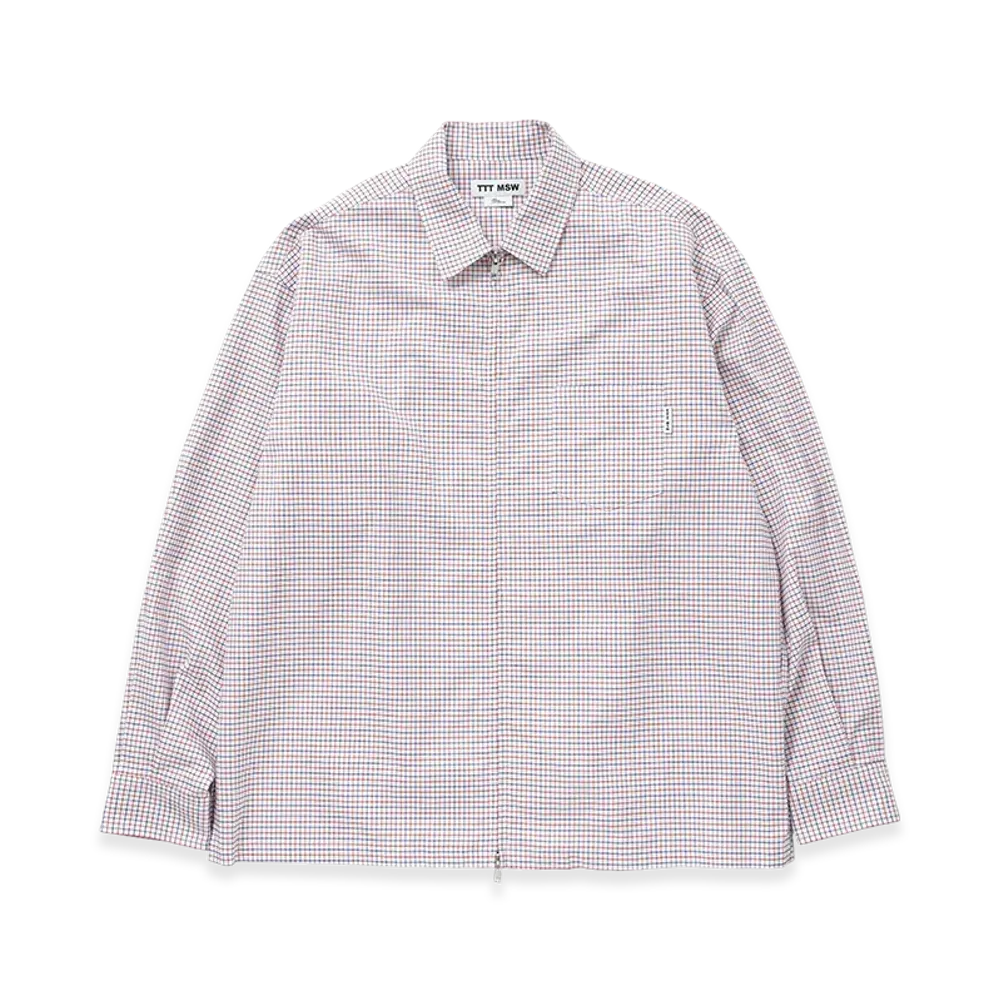 TTTMSW Zip Up Shirt "Blue Stripe"