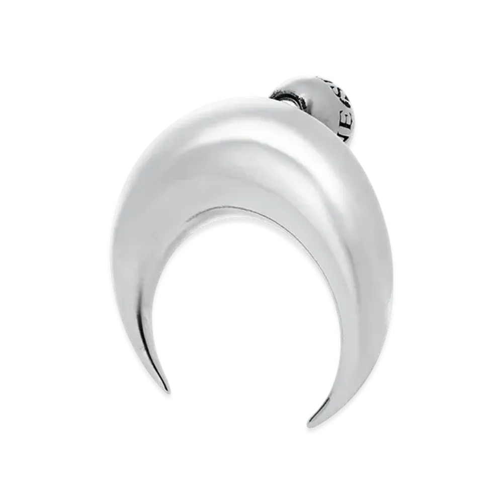 Marine Serre Single Earring "Silver"