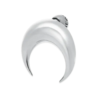 Marine Serre Single Earring "Silver"
