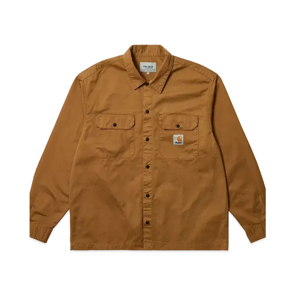 PALACE x Carhartt Wip Master Shirt "Brown"