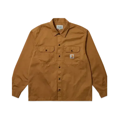 PALACE x Carhartt Wip Master Shirt "Brown"