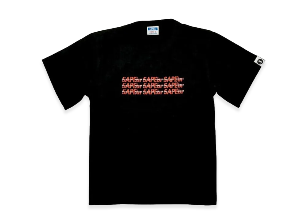 SAPEur x MASATOSHI HAMADA Kids 9FACES S/S T-Shirt "Black"
