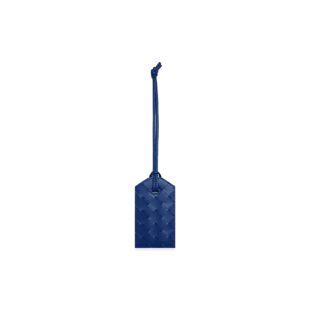 Bottega Veneta Getaway Tag Holder "Royal Blue"