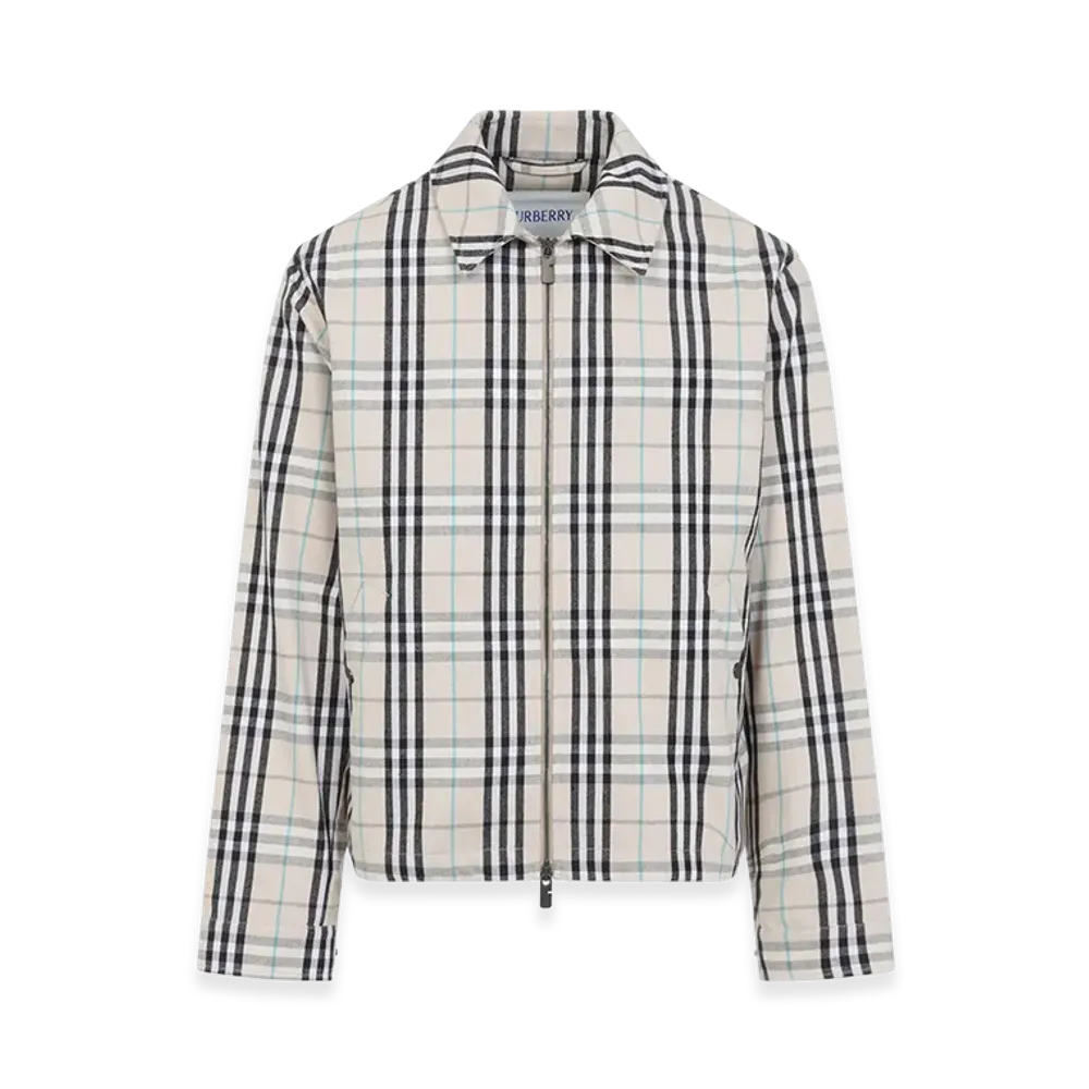 Burberry Full Zip Over Jacket "Checked"