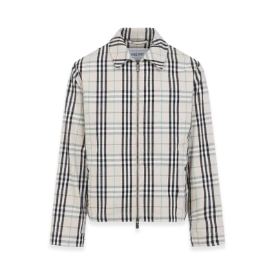 Burberry Full Zip Over Jacket "Checked"