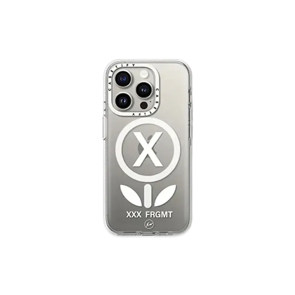 GOD SELECTION XXX x fragment design x CASETiFY Flower White Case