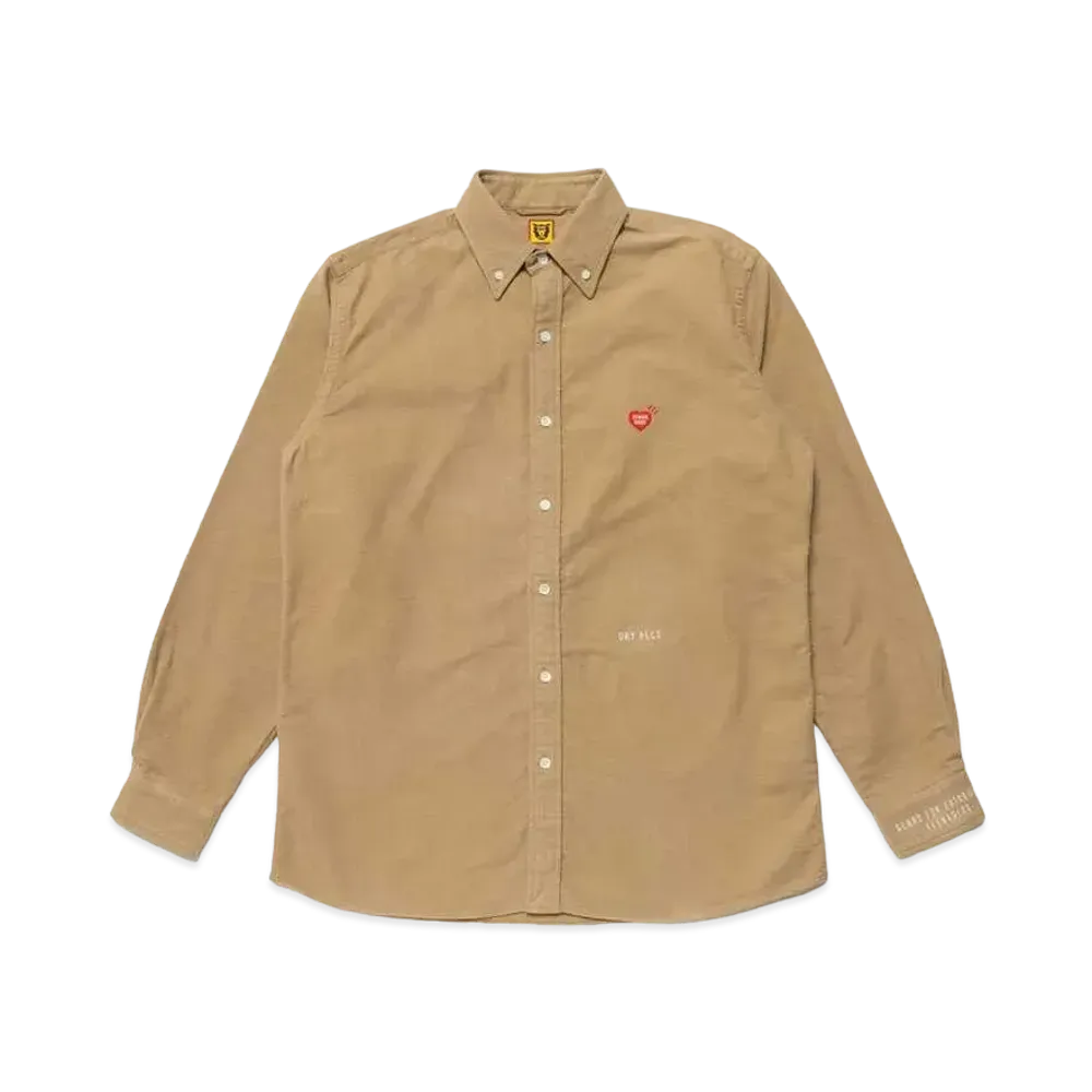 HUMAN MADE FLANNEL SHIRT "Tan"