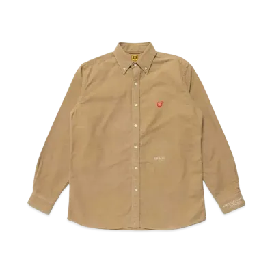 HUMAN MADE FLANNEL SHIRT "Tan"