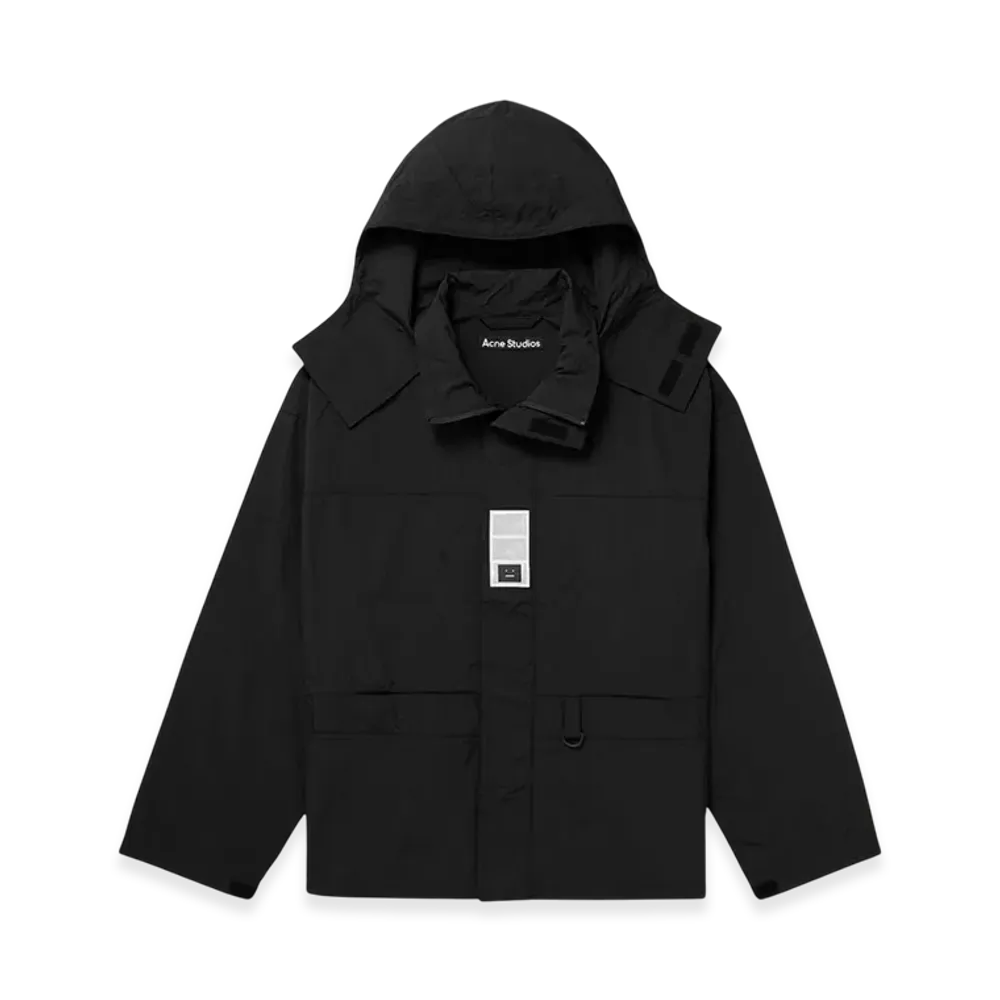 Acne Studios Nylon Hooded Jacket "Black"