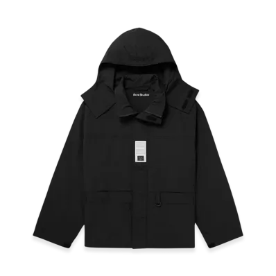 Acne Studios Nylon Hooded Jacket "Black"