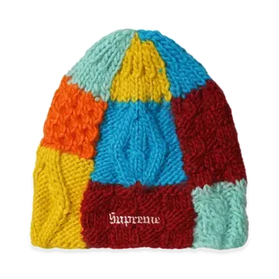 Supreme Block Knit Beanie "Multi"