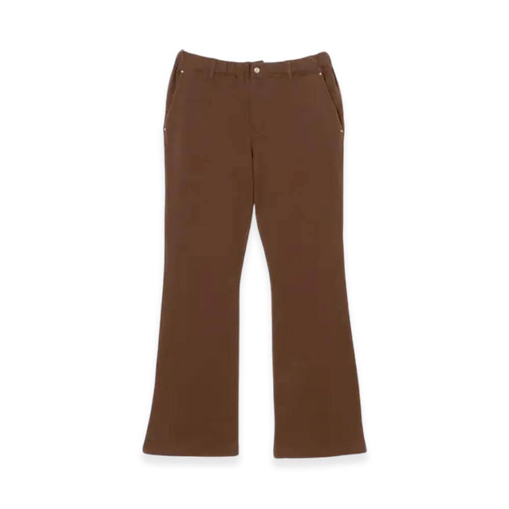 BEAMS FUTURE ARCHIVE Sweat Flare Pants "Brown"