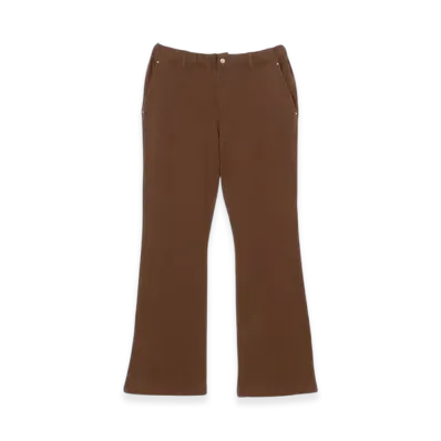 BEAMS FUTURE ARCHIVE Sweat Flare Pants "Brown"