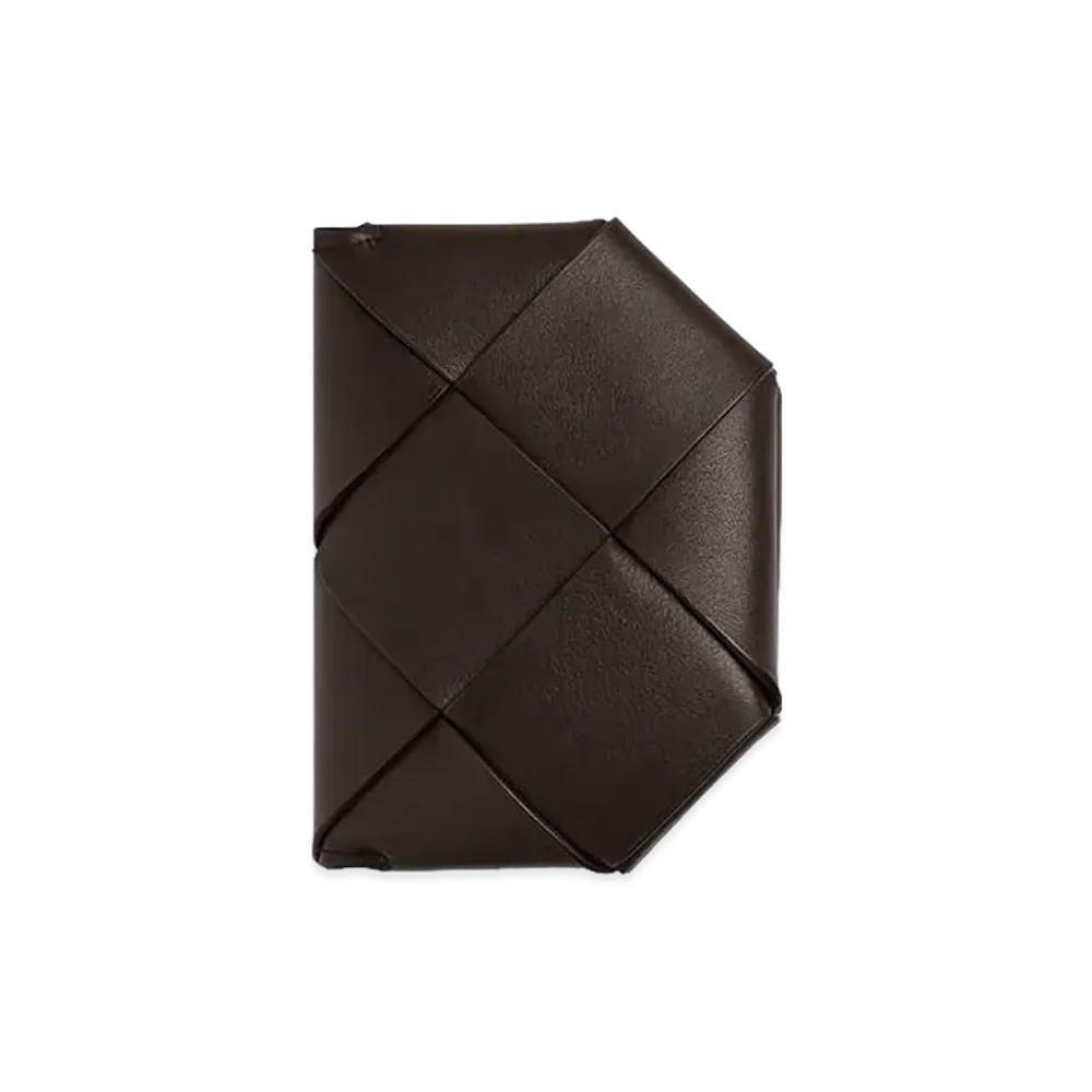 Bottega Veneta Diago Card Case "Fondente/Nocciola"
