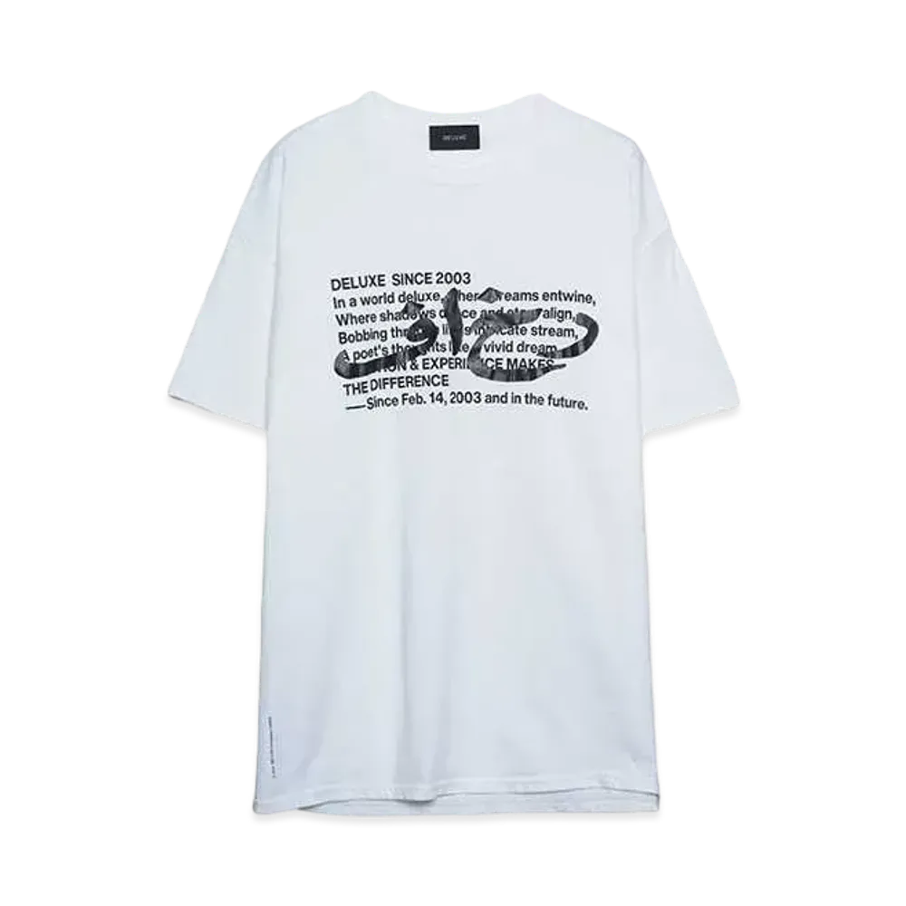 DELUXE SHADOW DANCE TEE "WHITE"