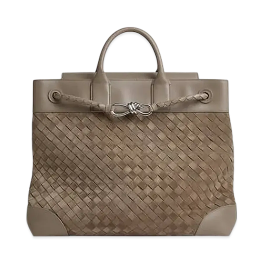 Bottega Veneta Andiamo Voyager "Limestone"
