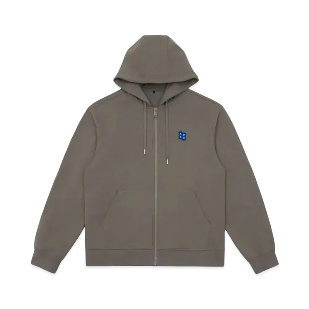 ADERERROR Tag Hoodie Zip-Up 01 "Charcoal"