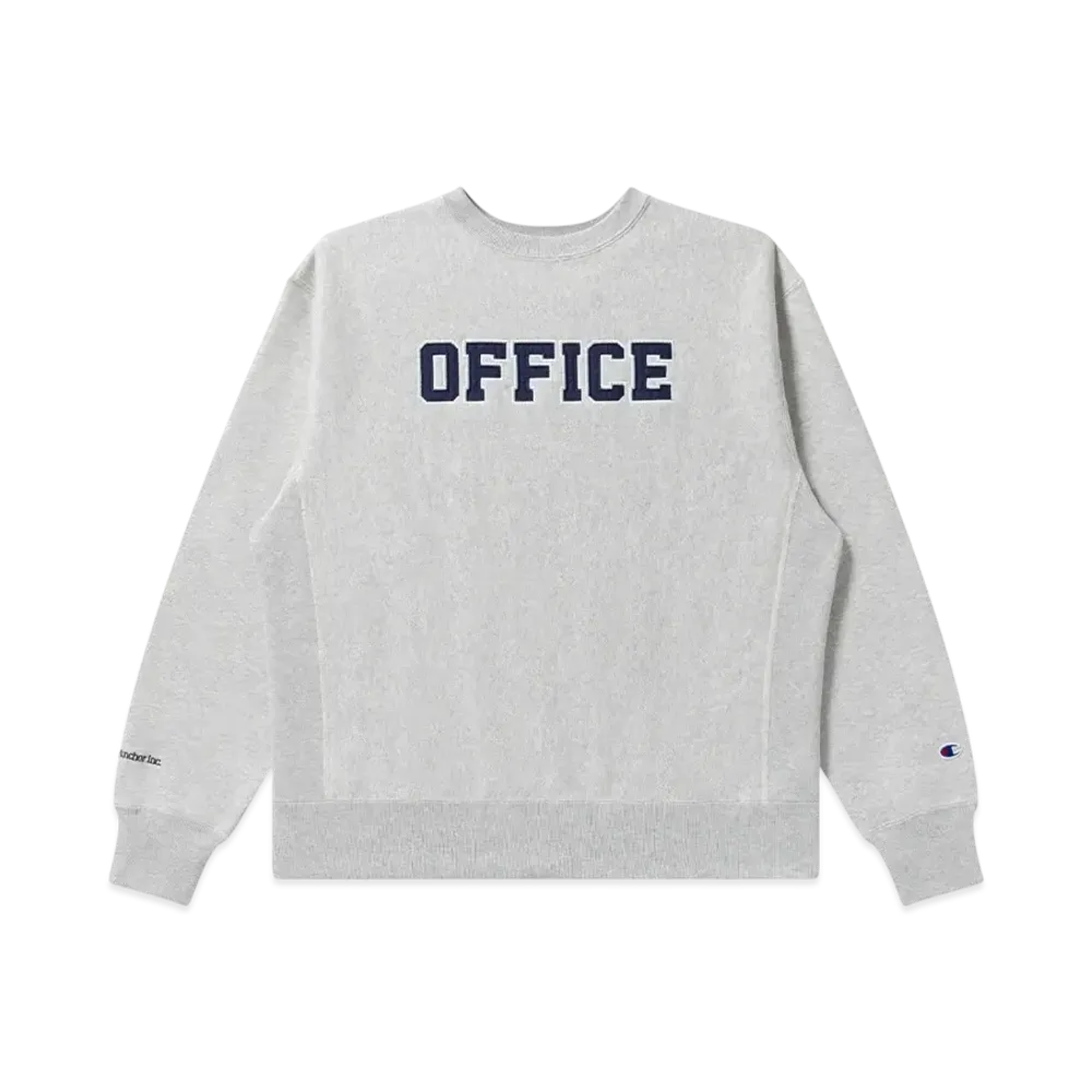Mercedes Anchor Inc. Reverse Weave Office Crew Sweat "Silver Grey"
