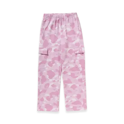 A BATHING APE Women's Straight Sweat Pants "Pink"