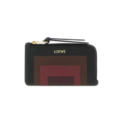 LOEWE Women's Card Holder With Coin Purse "Black"