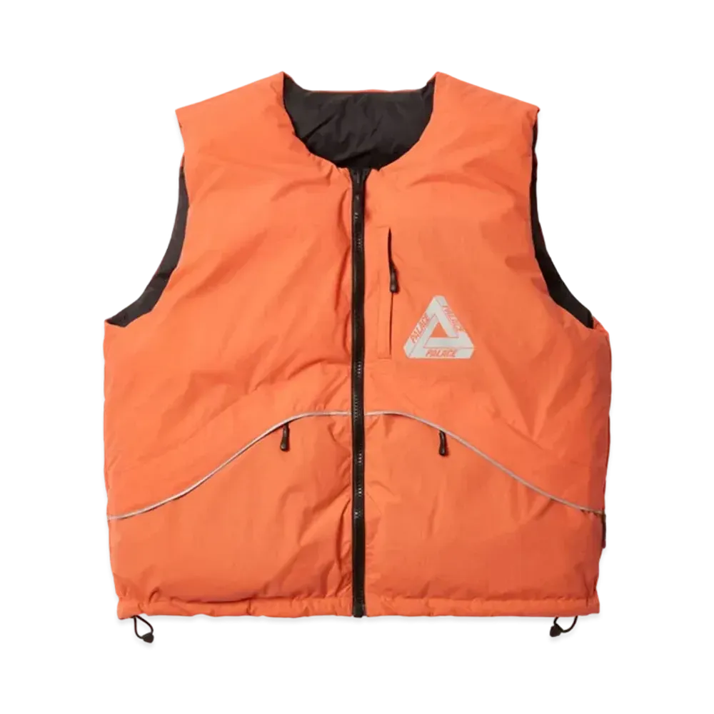 PALACE P-Tech Reversible Puffa Vest "Orange"