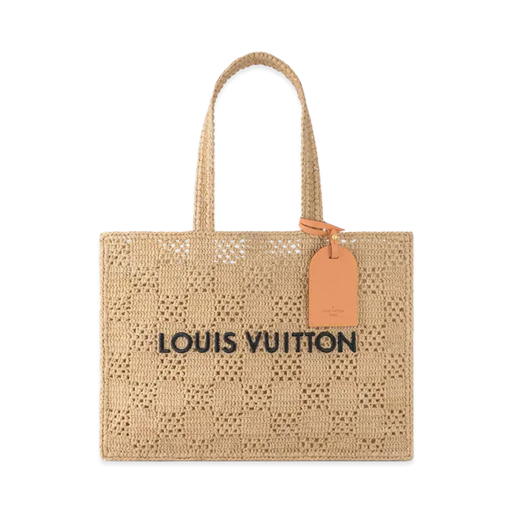 Louis Vuitton Summer Shopper Tote MM "Natural Beige"