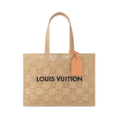 Louis Vuitton Summer Shopper Tote MM "Natural Beige"