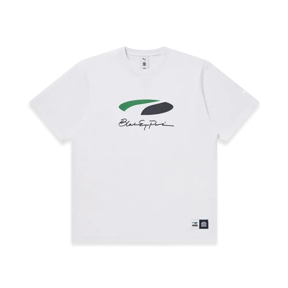 BlackEyePatch x PUMA Bep Autographed Puma Oval Logo Tee "White"