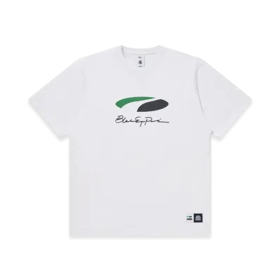 BlackEyePatch x PUMA Bep Autographed Puma Oval Logo Tee "White"