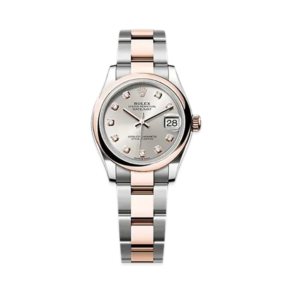 ROLEX Datejust 31mm Oystersteel & Everose Gold 278241 "Silver"