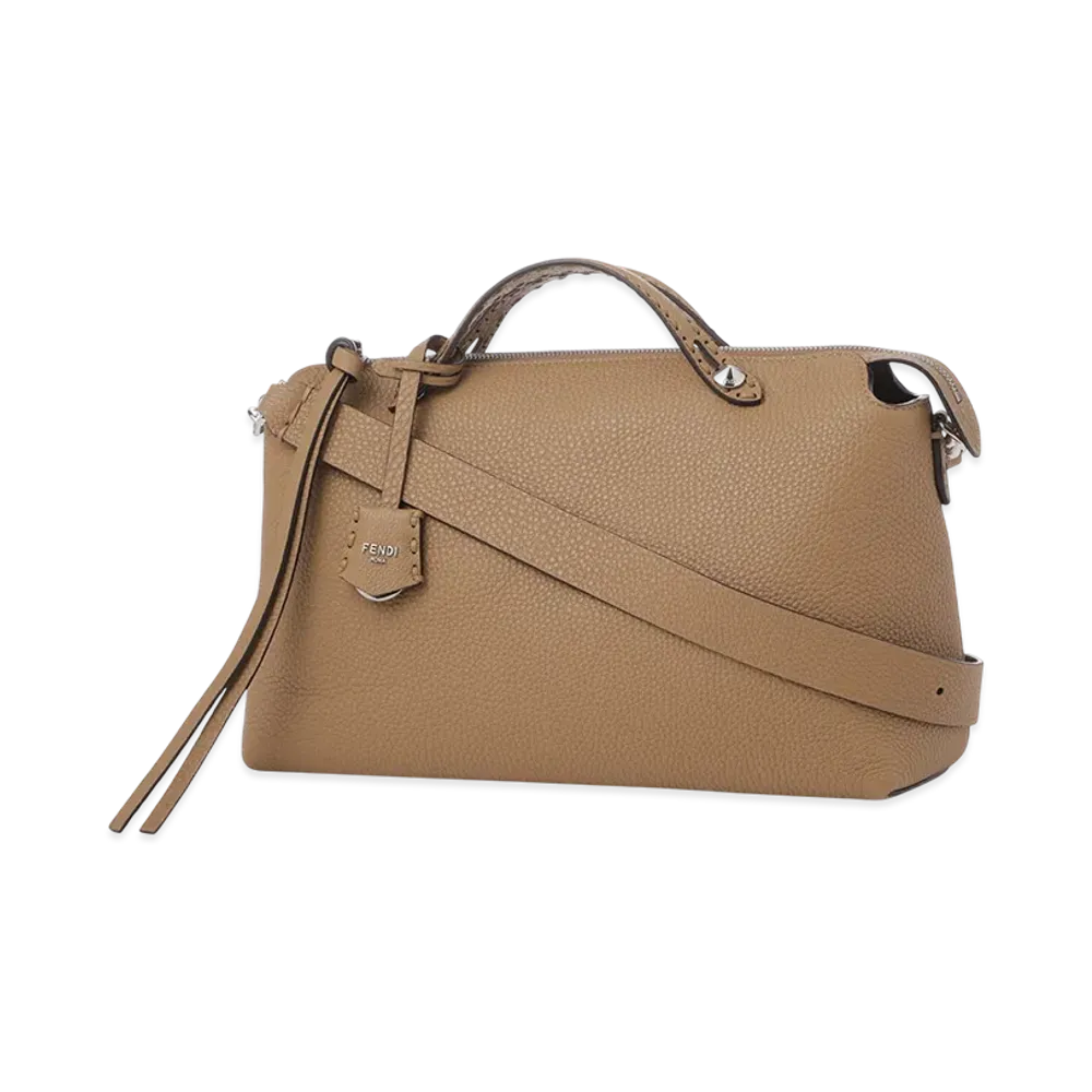 FENDI 2Way Boston Bag/By The Way Selleria Large "Cappuccino"