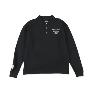 WIND AND SEA MALBON X WDS L/S POLO "Black"