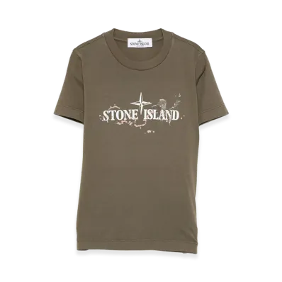 Stone Island Kids T-Shirts "Green"