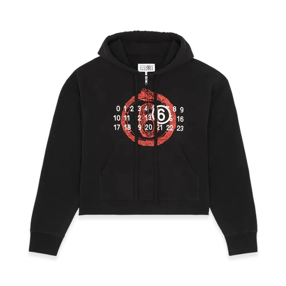 MM6 Maison Margiela Women's Year Of The Snake Hoodie "Black"