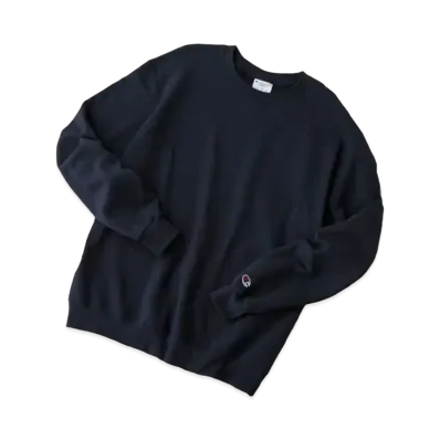 Champion Oversized Pullover Crew Neck Sweatshirt "Navy"