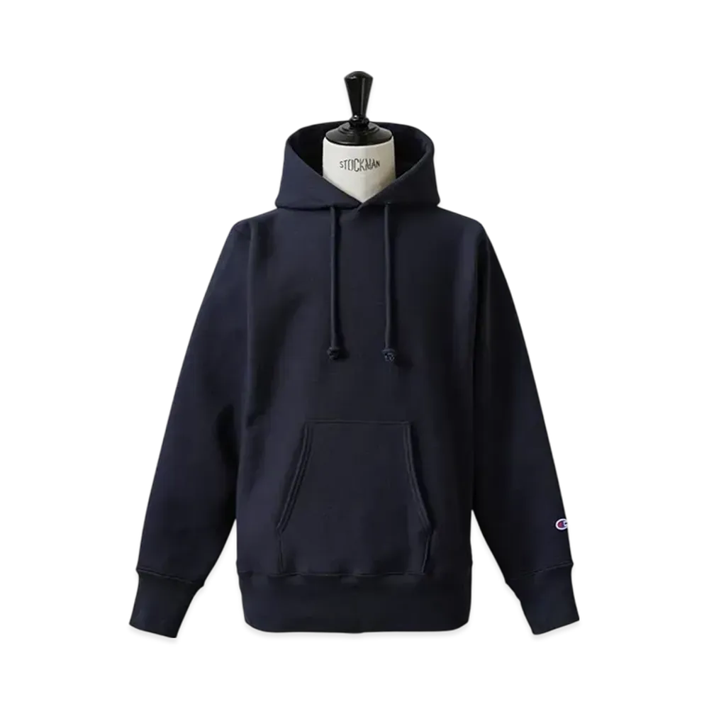 Champion Reverse Weave Hooded Sweatshirt 12.5oz "Navy"