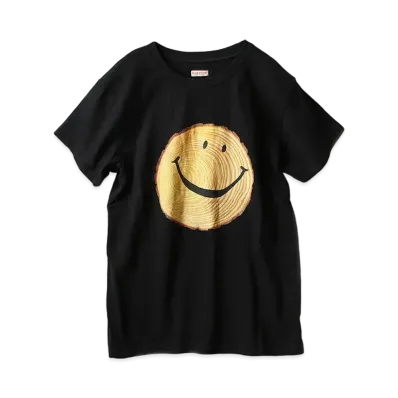 KAPITAL 20 / TENGU CREW T (HAPPY DISCOUNT) "Black" Black "