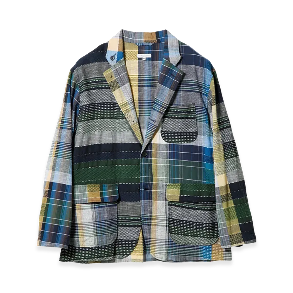 ENGINEERED GARMENTS Loiter Jacket - Madras Dobby Jacquard "Multi"