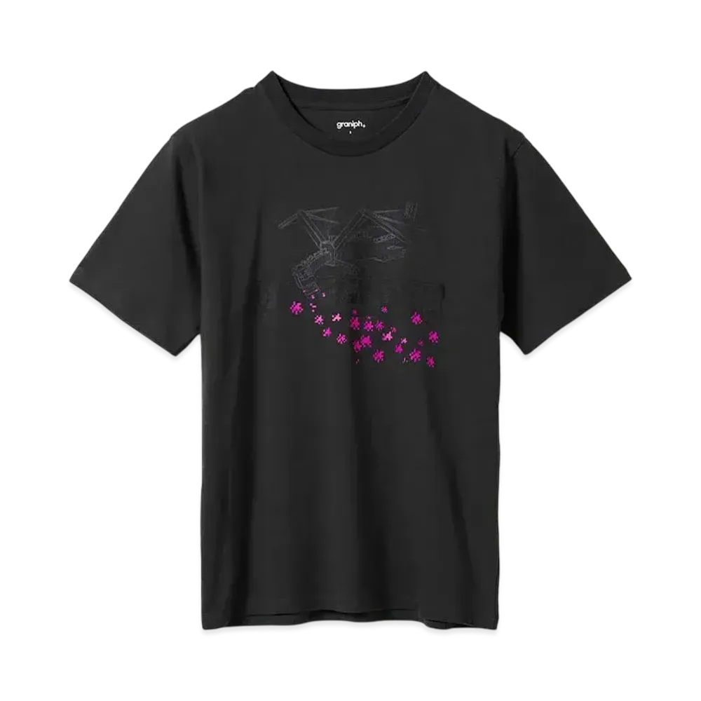 graniph x Minecraft Ender Dragon T-Shirt "Sumikuro"