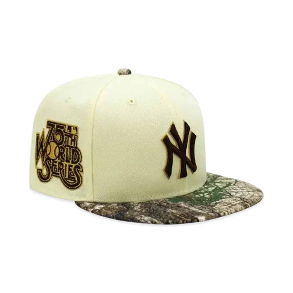 NEW ERA x THE CAP 'Real Tree' 59Fifty New York Yankees "Chrome White/Real Tree"