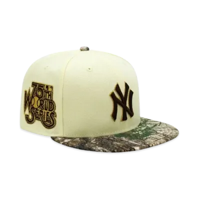 NEW ERA x THE CAP 'Real Tree' 59Fifty New York Yankees "Chrome White/Real Tree"