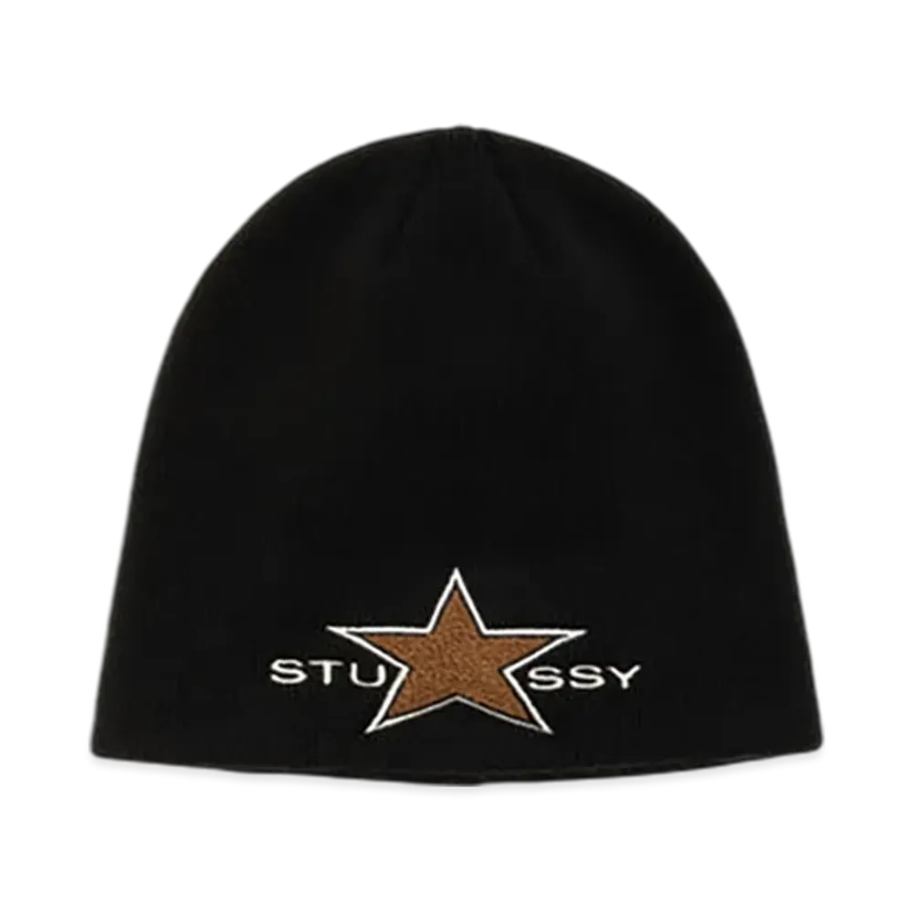 Stussy Skullcap Star Patch "Black"