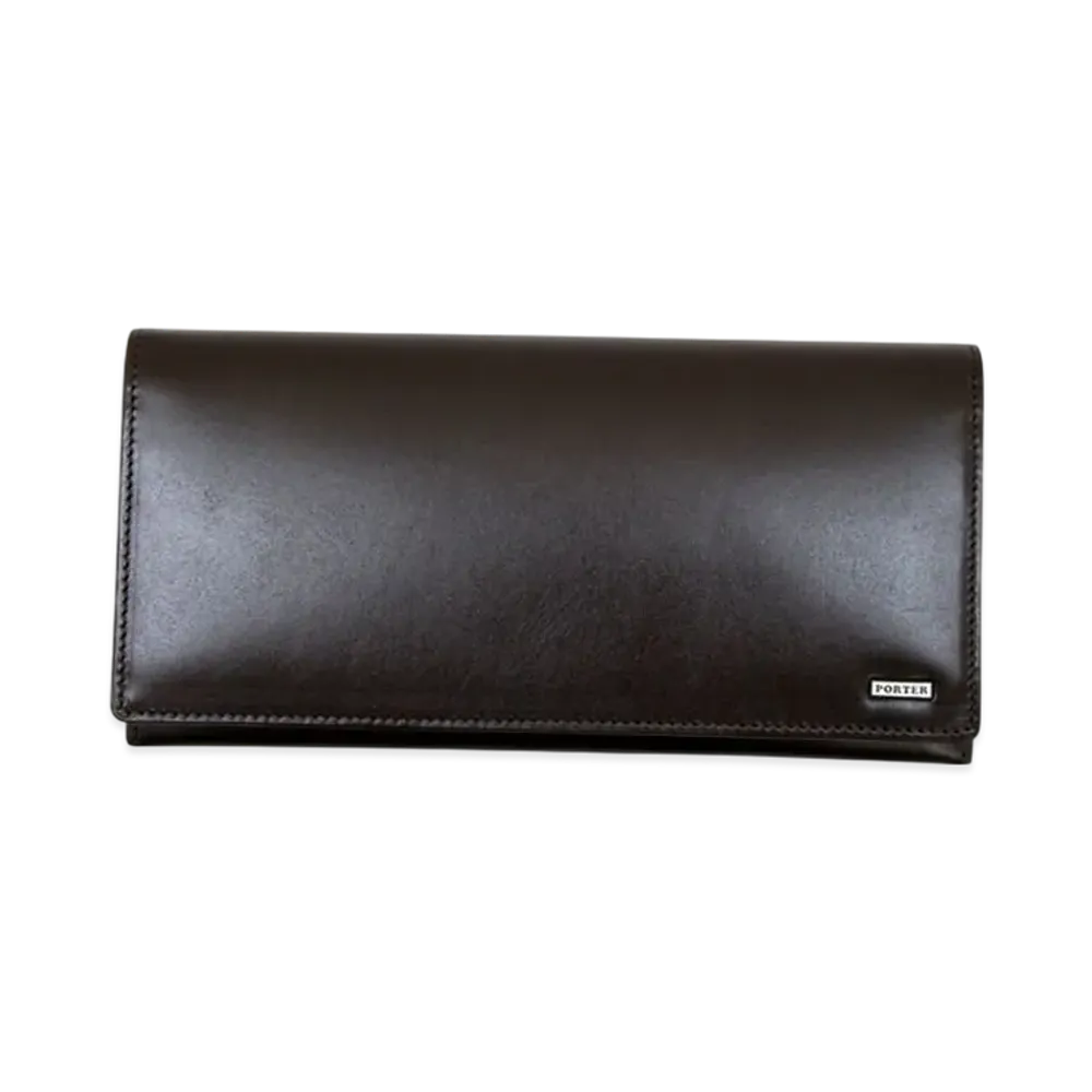 PORTER Sheen Long Wallet "Brown"