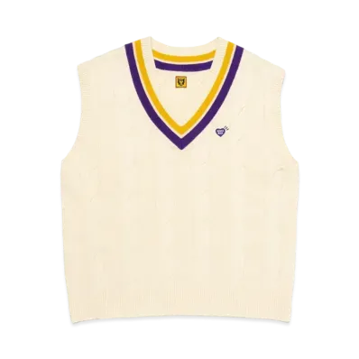 HUMAN MADE Knit Vest "White"