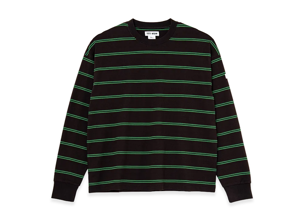 TTTMSW Border Long Sleeve Tee "Brown"