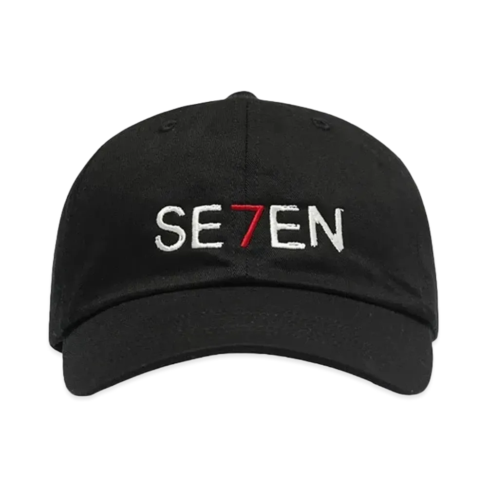 SE7EN x F-LAGSTUF-F COTTON CAP "BLACK"