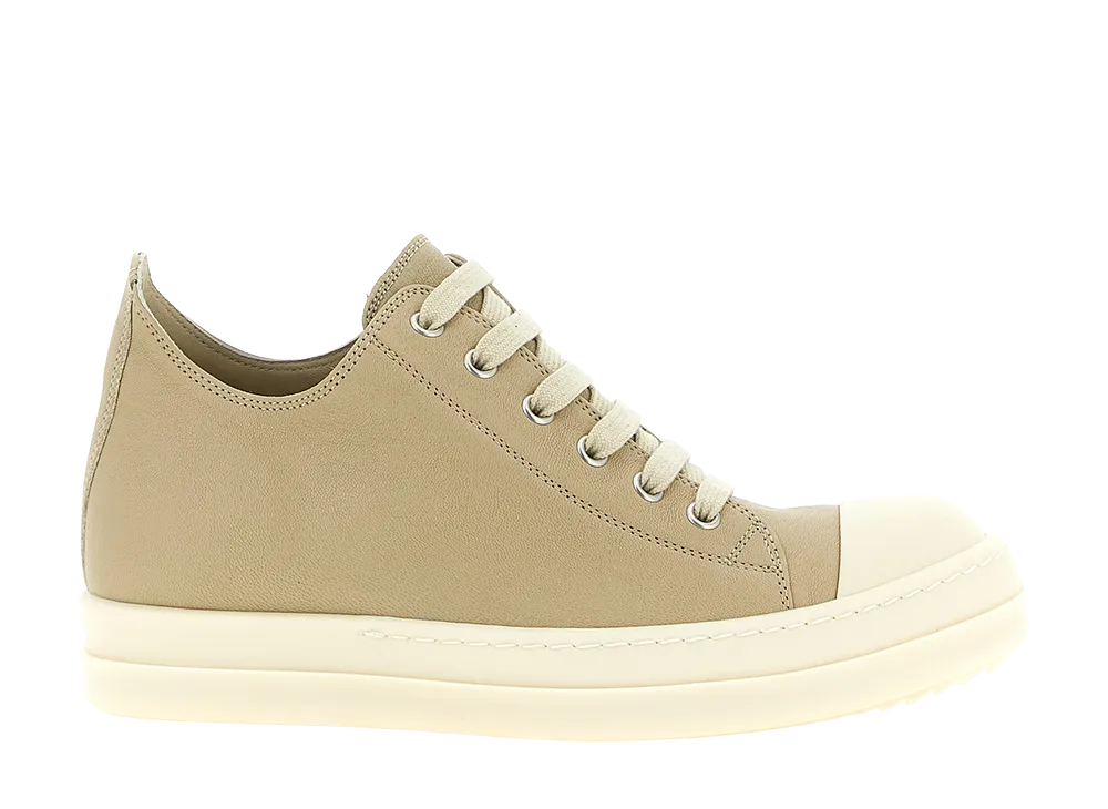 Rick Owens Women's Low Sneakers "Beige"