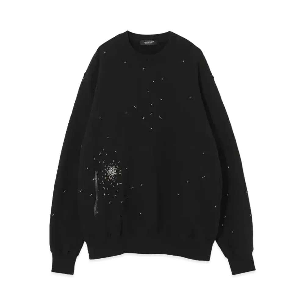 UNDERCOVER Cotton Fleece Sweatshirt Pullover "Black"