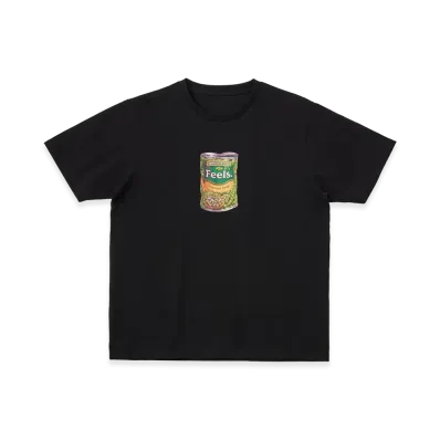 FEELS. Canned Logo T-Shirt "Black"